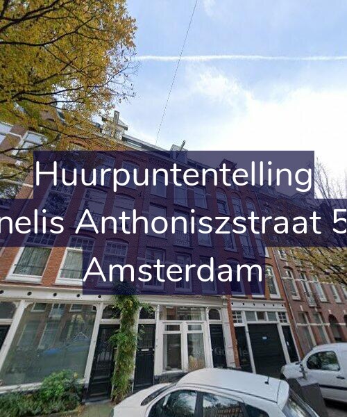 Foto gevel Huurpuntentelling voor Cornelis Anthoniszstraat 56-2, Amsterdam