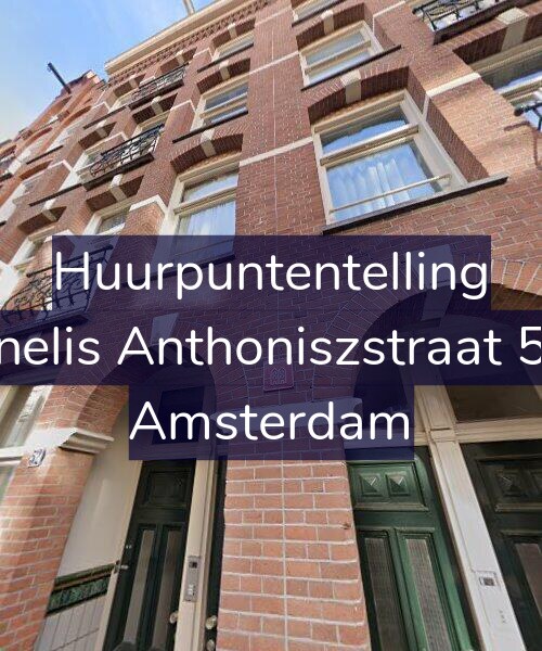 Foto gevel Huurpuntentelling voor Cornelis Anthoniszstraat 52-3, Amsterdam