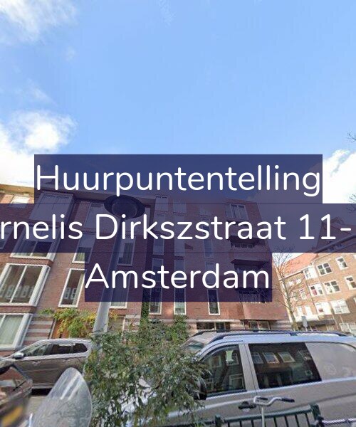Foto gevel Huurpuntentelling voor Cornelis Dirkszstraat 11-D8, Amsterdam