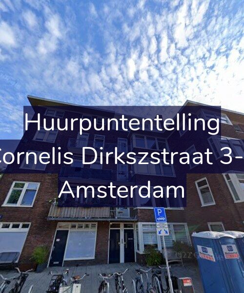 Foto gevel Huurpuntentelling voor Cornelis Dirkszstraat 3-2, Amsterdam