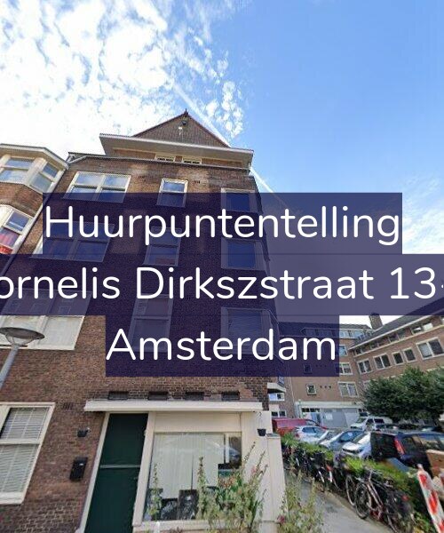 Foto gevel Huurpuntentelling voor Cornelis Dirkszstraat 13-1, Amsterdam