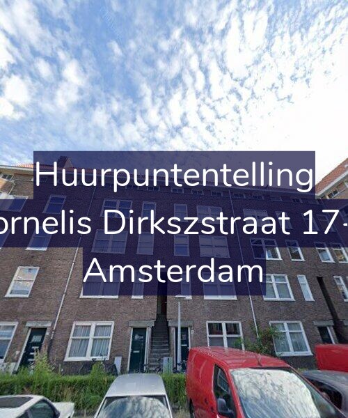 Foto gevel Huurpuntentelling voor Cornelis Dirkszstraat 17-H, Amsterdam