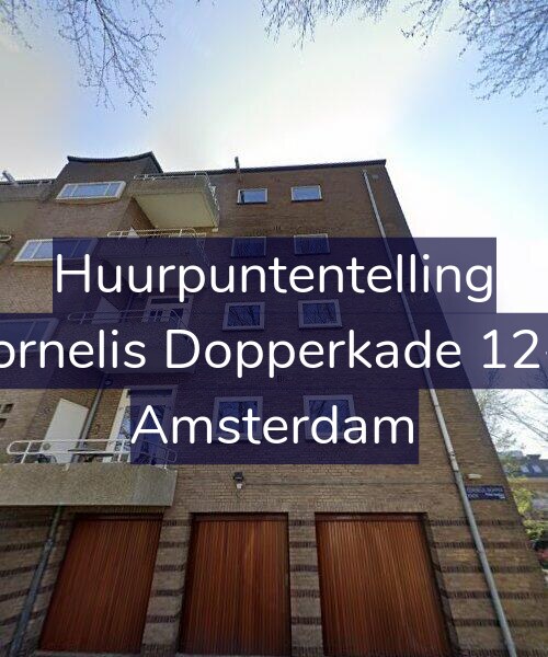 Foto gevel Huurpuntentelling voor Cornelis Dopperkade 12-1, Amsterdam