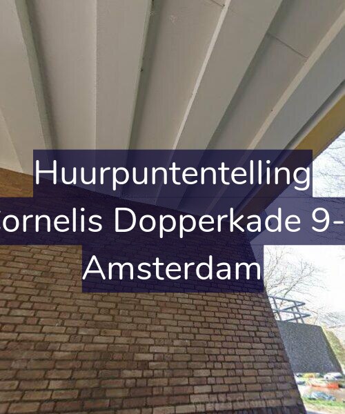 Foto gevel Huurpuntentelling voor Cornelis Dopperkade 9-2, Amsterdam