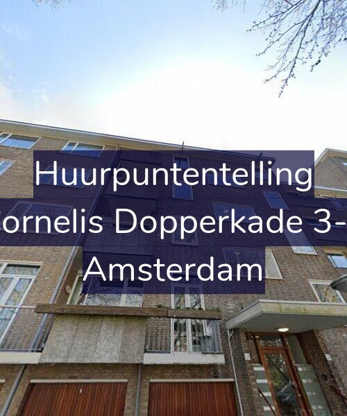 Foto gevel Huurpuntentelling voor Cornelis Dopperkade 3-3, Amsterdam