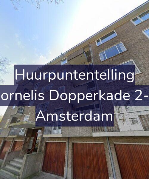 Foto gevel Huurpuntentelling voor Cornelis Dopperkade 2-4, Amsterdam