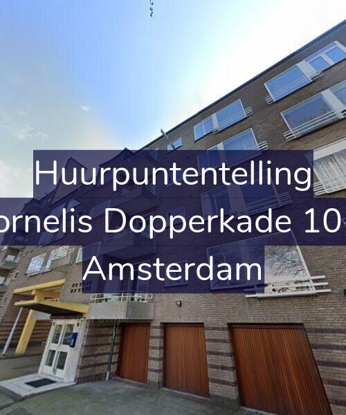 Foto gevel Huurpuntentelling voor Cornelis Dopperkade 10-4, Amsterdam