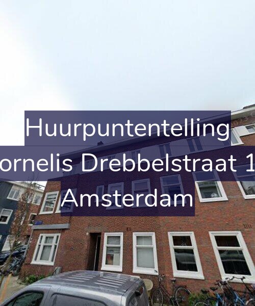 Foto gevel Huurpuntentelling voor Cornelis Drebbelstraat 19, Amsterdam