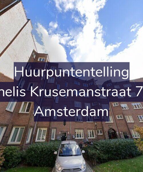 Foto gevel Huurpuntentelling voor Cornelis Krusemanstraat 71-H, Amsterdam