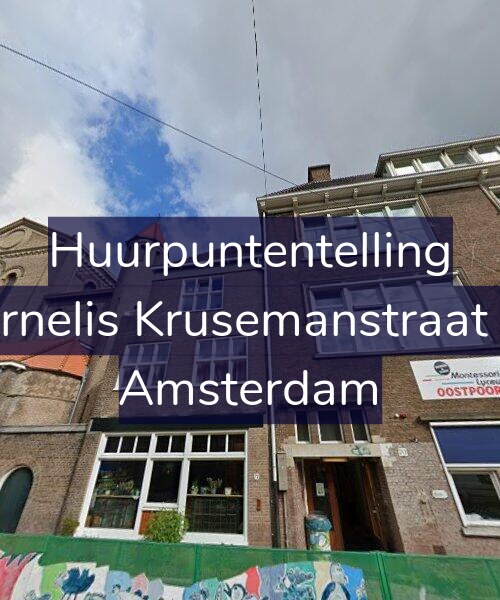 Foto gevel Huurpuntentelling voor Cornelis Krusemanstraat 72, Amsterdam