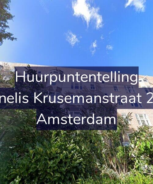 Foto gevel Huurpuntentelling voor Cornelis Krusemanstraat 26-3, Amsterdam