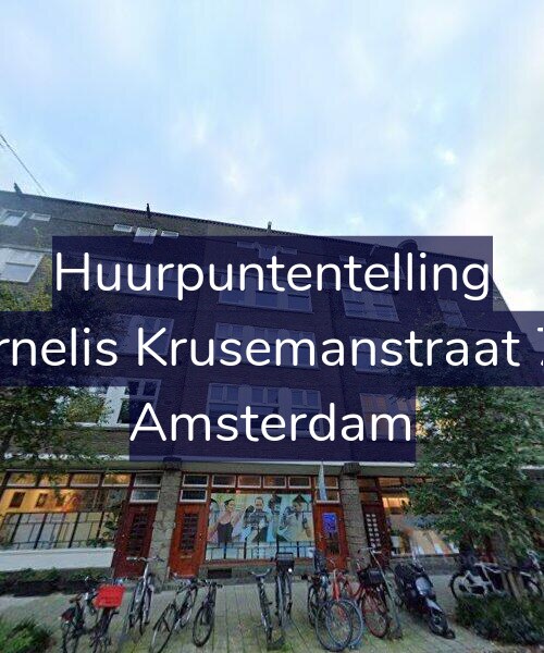 Foto gevel Huurpuntentelling voor Cornelis Krusemanstraat 7-1, Amsterdam