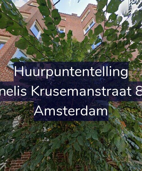 Foto gevel Huurpuntentelling voor Cornelis Krusemanstraat 89-2, Amsterdam