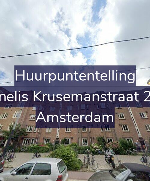 Foto gevel Huurpuntentelling voor Cornelis Krusemanstraat 29-3, Amsterdam
