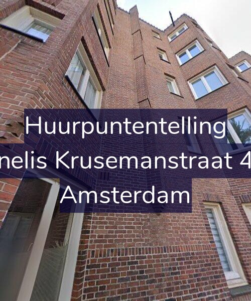 Foto gevel Huurpuntentelling voor Cornelis Krusemanstraat 49-2, Amsterdam
