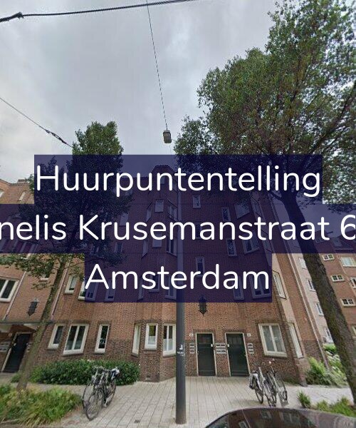 Foto gevel Huurpuntentelling voor Cornelis Krusemanstraat 65-1, Amsterdam