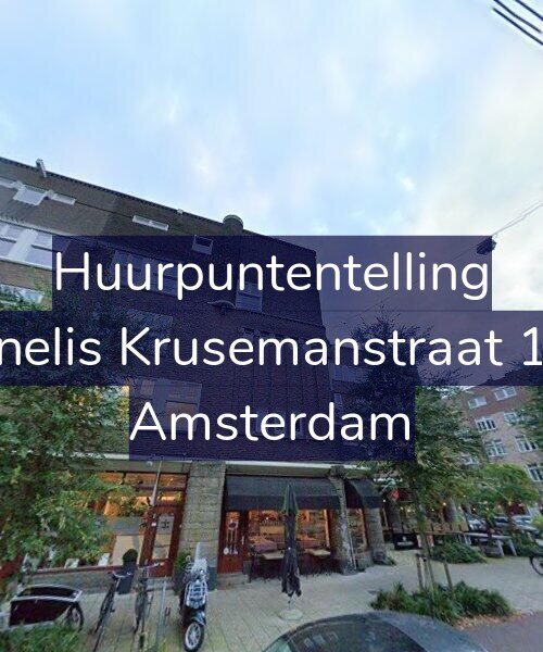 Foto gevel Huurpuntentelling voor Cornelis Krusemanstraat 11-1, Amsterdam