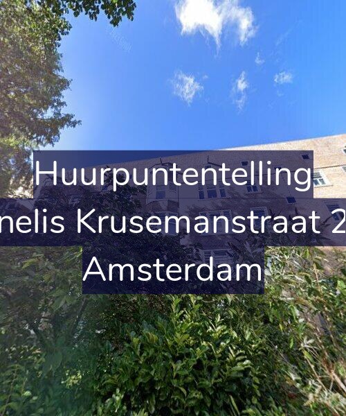 Foto gevel Huurpuntentelling voor Cornelis Krusemanstraat 28-3, Amsterdam