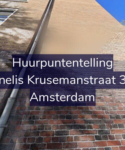 Foto gevel Huurpuntentelling voor Cornelis Krusemanstraat 34-2, Amsterdam