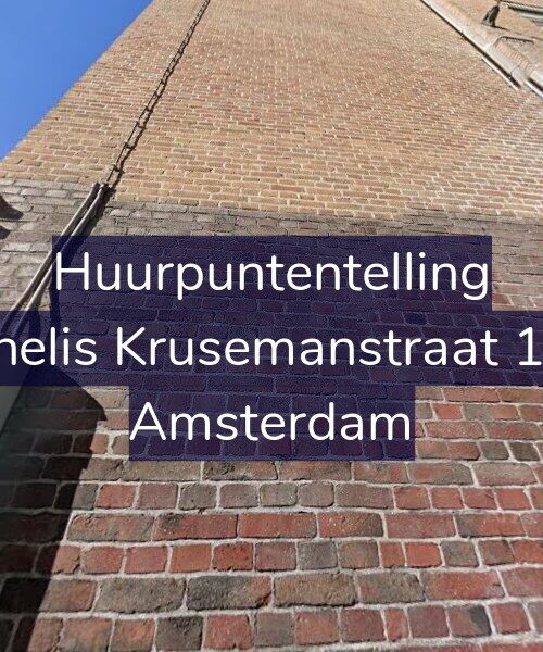 Foto gevel Huurpuntentelling voor Cornelis Krusemanstraat 16-H, Amsterdam