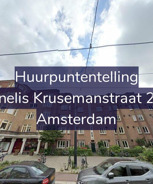 Foto gevel Huurpuntentelling voor Cornelis Krusemanstraat 27-2, Amsterdam