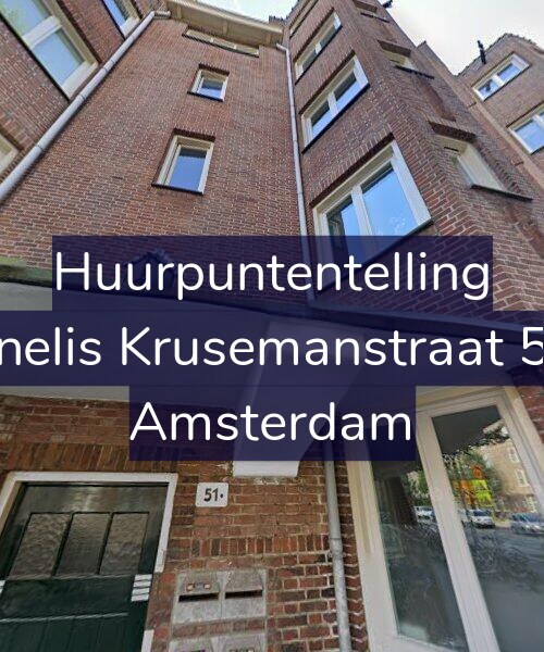 Foto gevel Huurpuntentelling voor Cornelis Krusemanstraat 51-2, Amsterdam