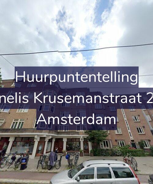 Foto gevel Huurpuntentelling voor Cornelis Krusemanstraat 25-1, Amsterdam