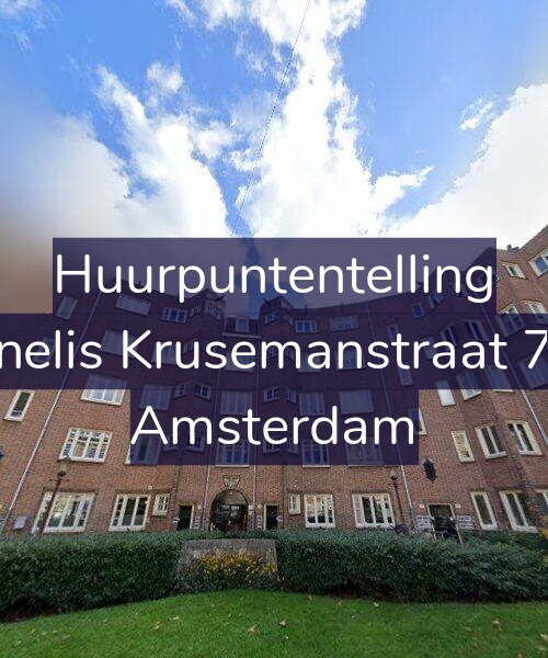 Foto gevel Huurpuntentelling voor Cornelis Krusemanstraat 75-1, Amsterdam