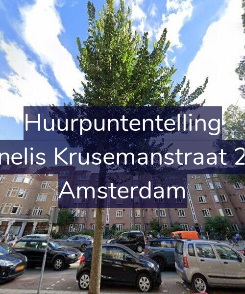 Foto gevel Huurpuntentelling voor Cornelis Krusemanstraat 29-1, Amsterdam