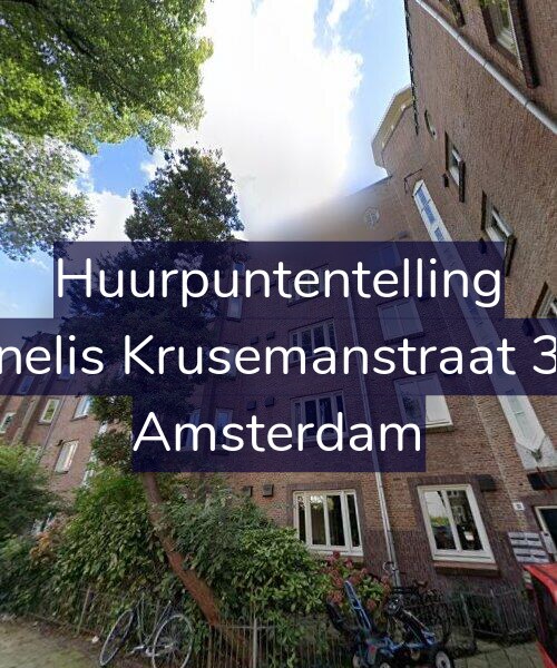 Foto gevel Huurpuntentelling voor Cornelis Krusemanstraat 33-2, Amsterdam