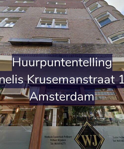 Foto gevel Huurpuntentelling voor Cornelis Krusemanstraat 19-2, Amsterdam
