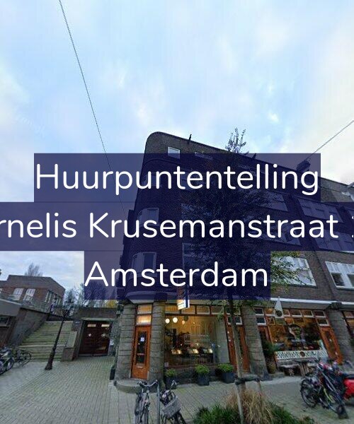 Foto gevel Huurpuntentelling voor Cornelis Krusemanstraat 1-E, Amsterdam