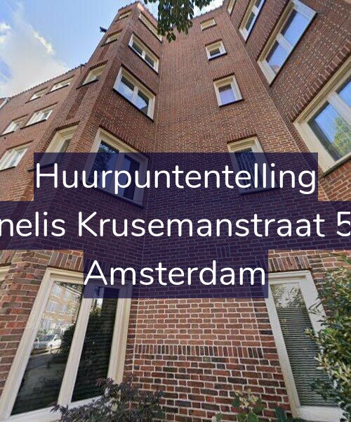 Foto gevel Huurpuntentelling voor Cornelis Krusemanstraat 59-3, Amsterdam