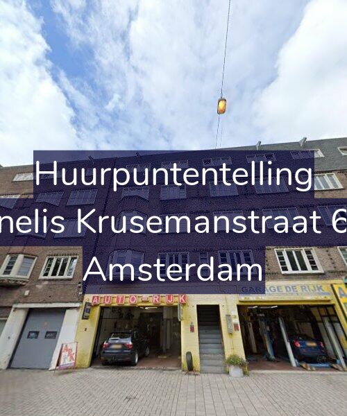 Foto gevel Huurpuntentelling voor Cornelis Krusemanstraat 60-1, Amsterdam