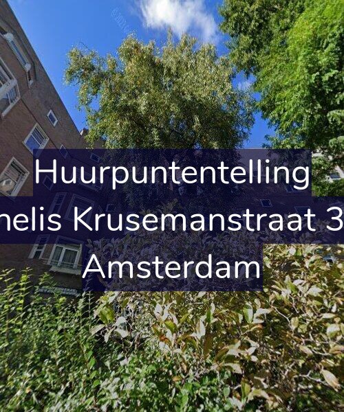 Foto gevel Huurpuntentelling voor Cornelis Krusemanstraat 32-H, Amsterdam
