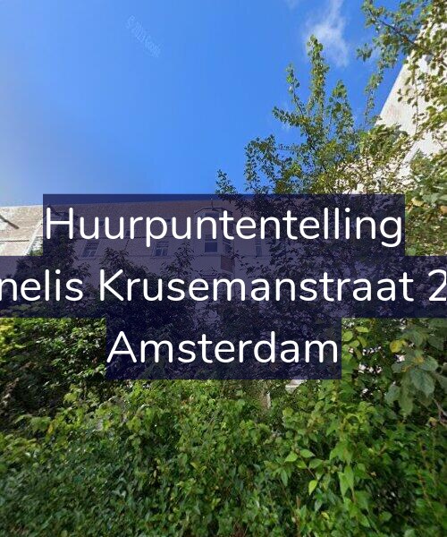 Foto gevel Huurpuntentelling voor Cornelis Krusemanstraat 20-1, Amsterdam