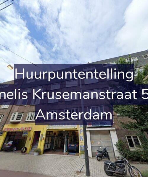Foto gevel Huurpuntentelling voor Cornelis Krusemanstraat 58-1, Amsterdam