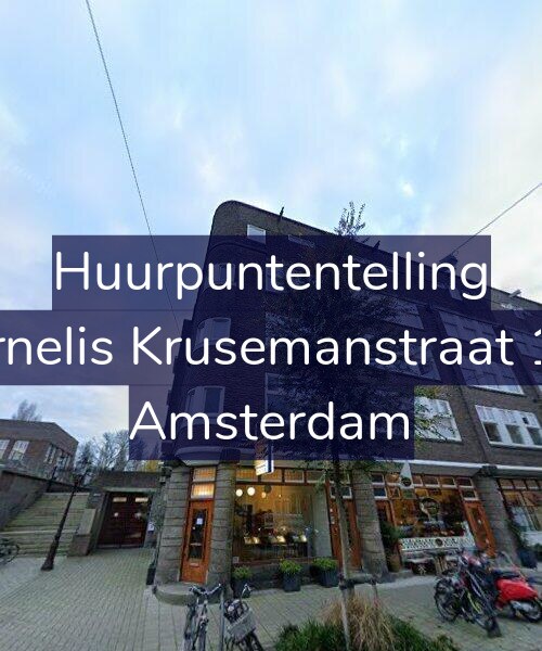 Foto gevel Huurpuntentelling voor Cornelis Krusemanstraat 1-D, Amsterdam