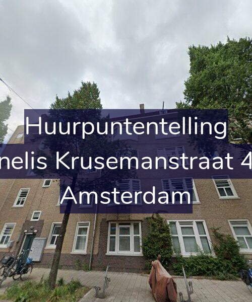 Foto gevel Huurpuntentelling voor Cornelis Krusemanstraat 44-2, Amsterdam