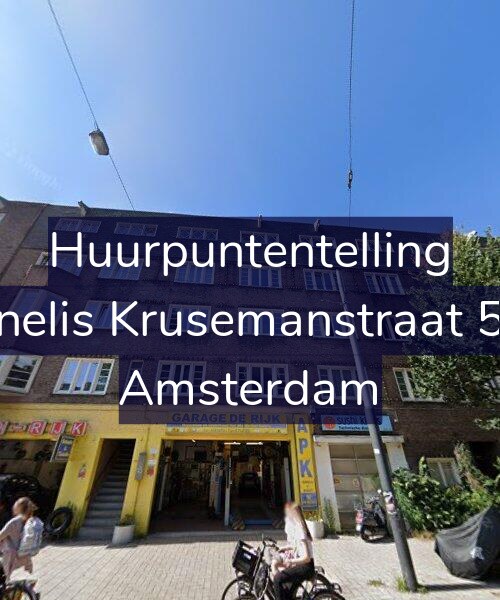 Foto gevel Huurpuntentelling voor Cornelis Krusemanstraat 58-3, Amsterdam