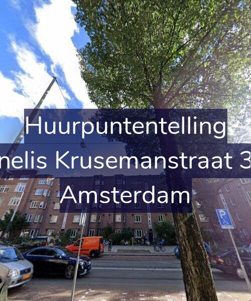 Foto gevel Huurpuntentelling voor Cornelis Krusemanstraat 31-2, Amsterdam