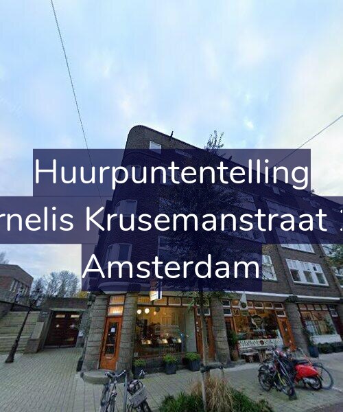 Foto gevel Huurpuntentelling voor Cornelis Krusemanstraat 1-K, Amsterdam