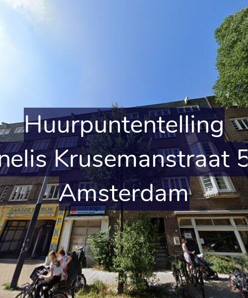 Foto gevel Huurpuntentelling voor Cornelis Krusemanstraat 54-3, Amsterdam