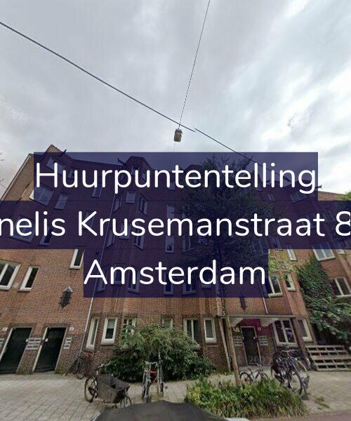 Foto gevel Huurpuntentelling voor Cornelis Krusemanstraat 85-3, Amsterdam