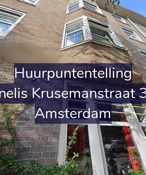 Foto gevel Huurpuntentelling voor Cornelis Krusemanstraat 38-2, Amsterdam