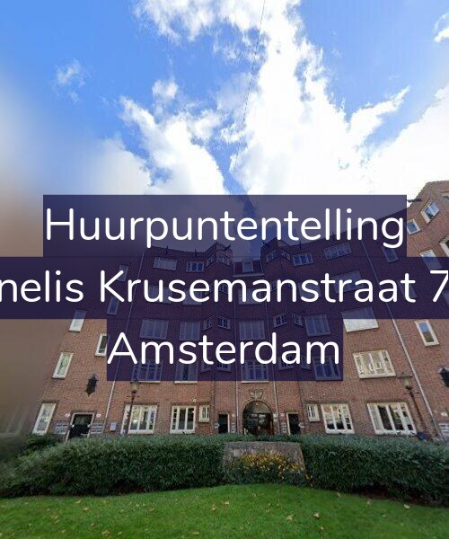 Foto gevel Huurpuntentelling voor Cornelis Krusemanstraat 73-2, Amsterdam
