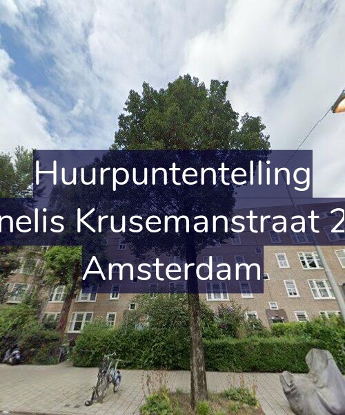 Foto gevel Huurpuntentelling voor Cornelis Krusemanstraat 28-2, Amsterdam