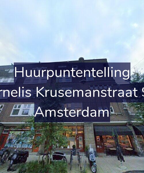 Foto gevel Huurpuntentelling voor Cornelis Krusemanstraat 9-2, Amsterdam