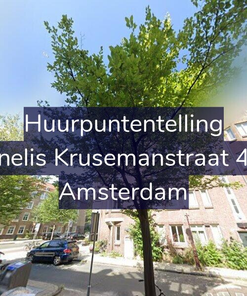 Foto gevel Huurpuntentelling voor Cornelis Krusemanstraat 43-1, Amsterdam