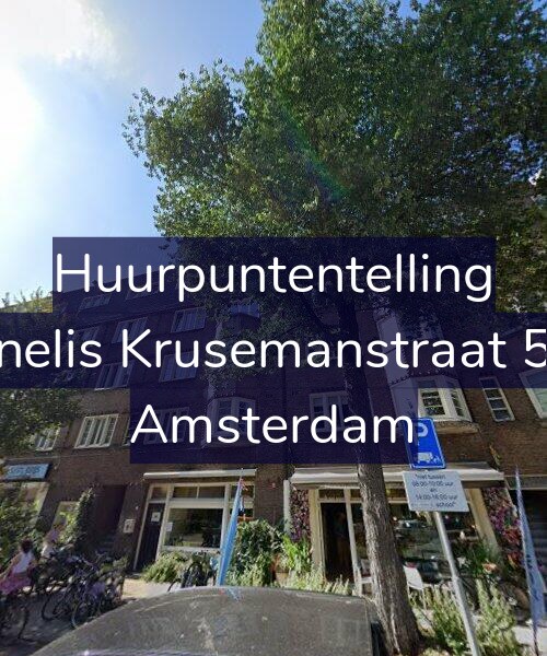 Foto gevel Huurpuntentelling voor Cornelis Krusemanstraat 52-3, Amsterdam